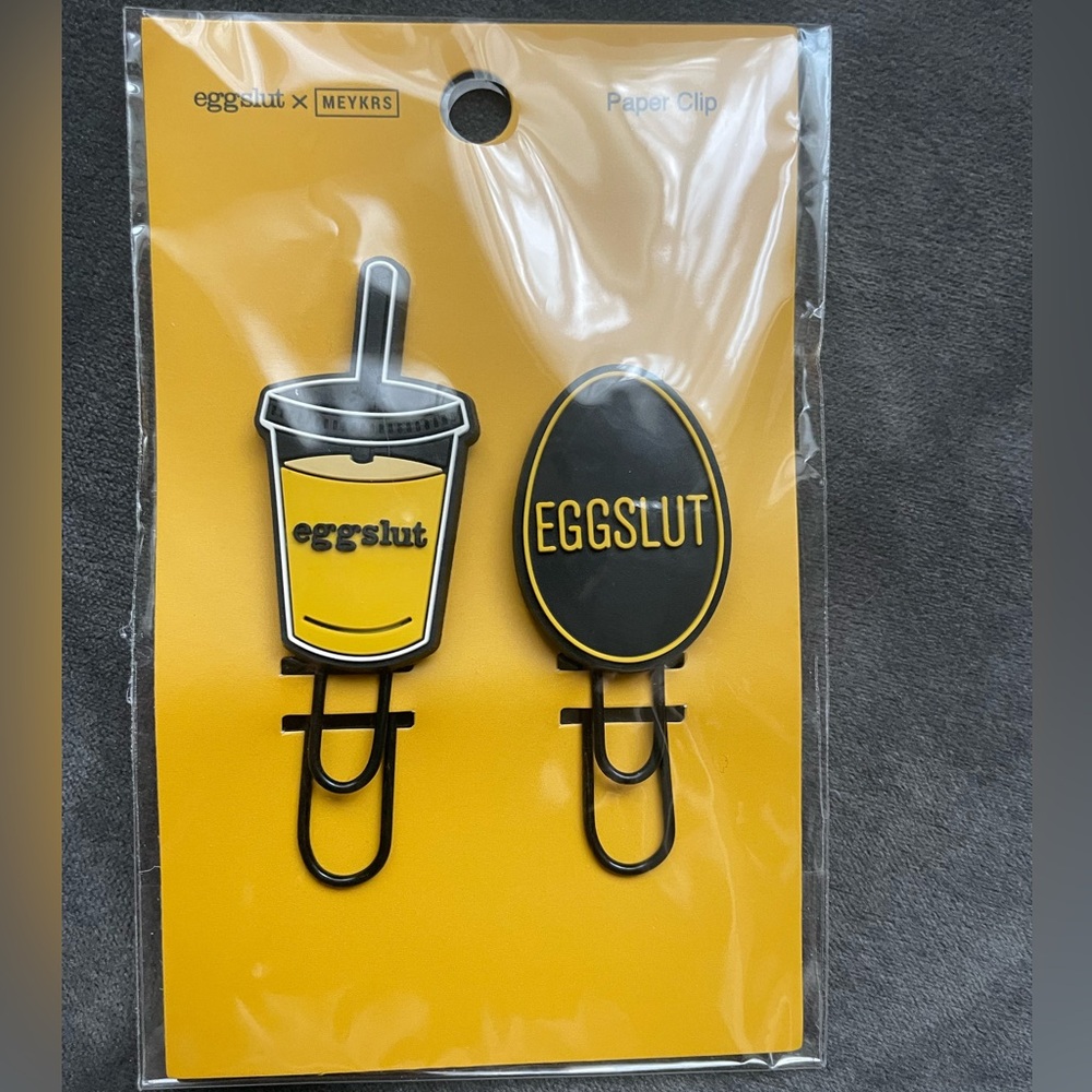 Eggslut x MEYKRS Cute Paper Clips